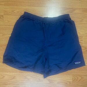 Patagonia blue athletic shorts